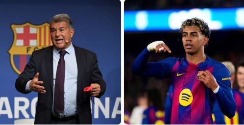Presidenti i Barcelonës shpreson që Lamine Yamal të fitojë çmimin e madh