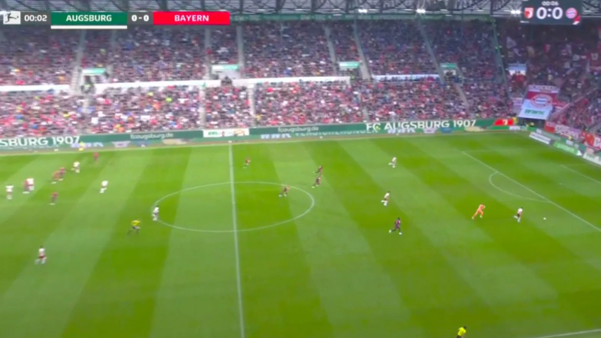 Augsburgu shënon pas vetëm tetë sekondash, Bayern barazon dhe humb kreun