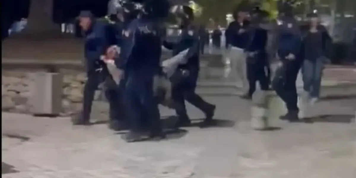 Hetim disiplinor ndaj pesë policëve pas pamjeve pranë Parlamentit shqiptar