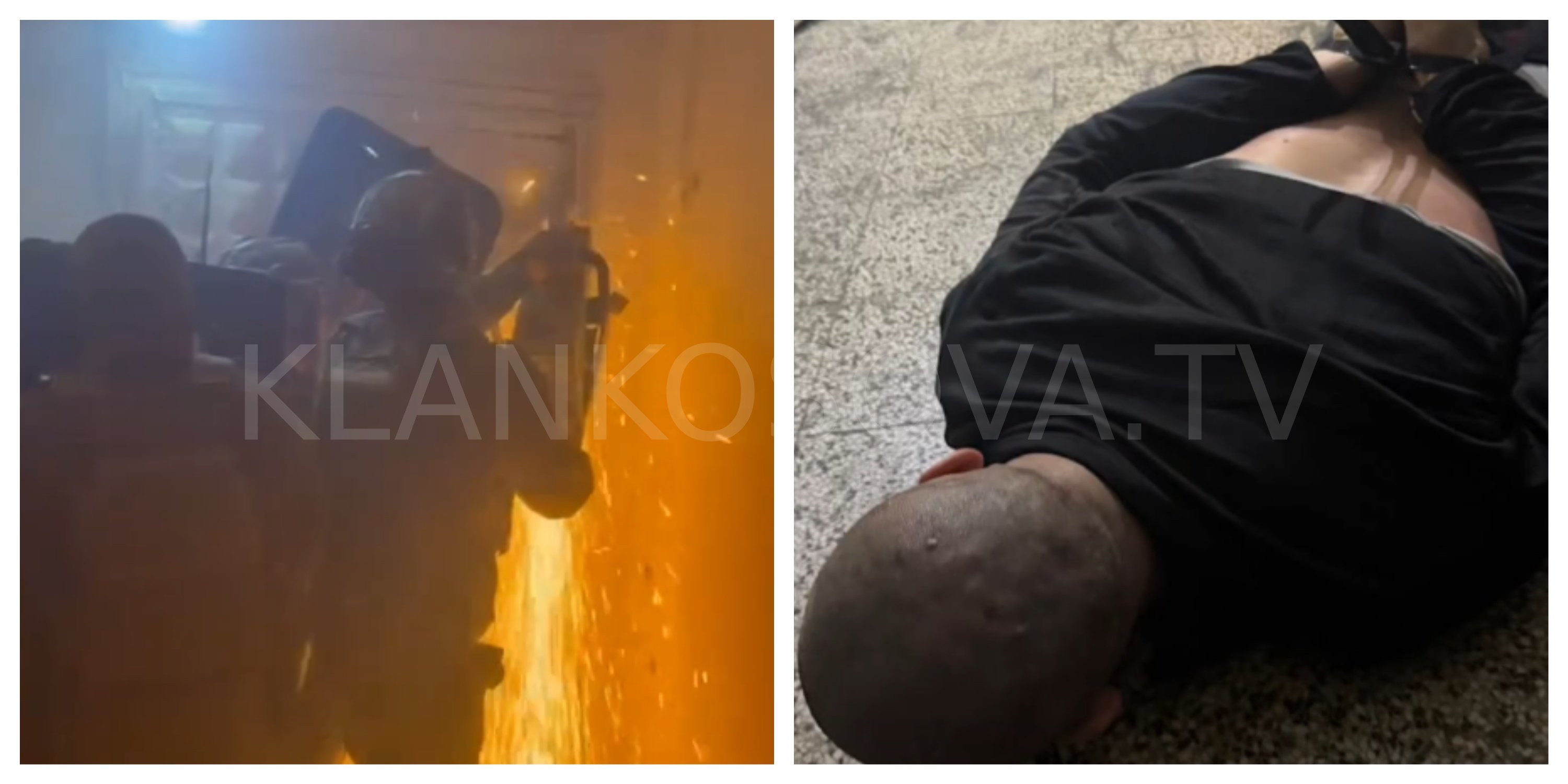 Policia hyn me forcë në banesë dhe arreston të dyshuarin për kanosje
