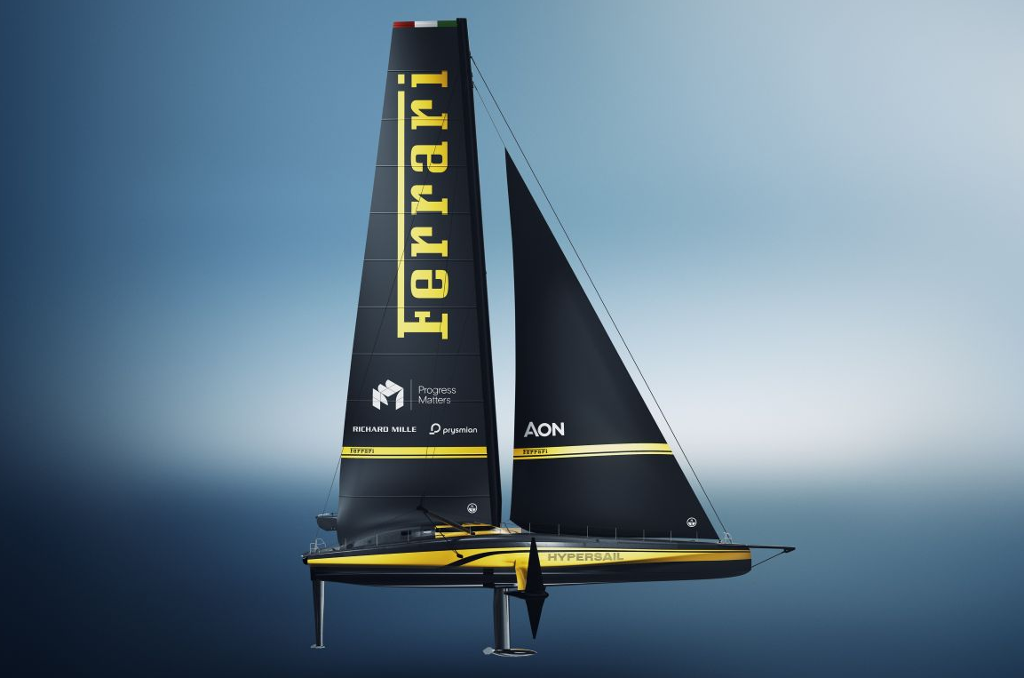 Ferrari zgjeron horizontin përtej makinave me një anije për gara